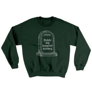 Delete My Browser History Ugly Sweater
