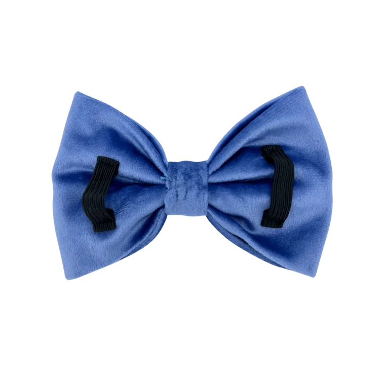 Denim Velvet - Dog Bowtie