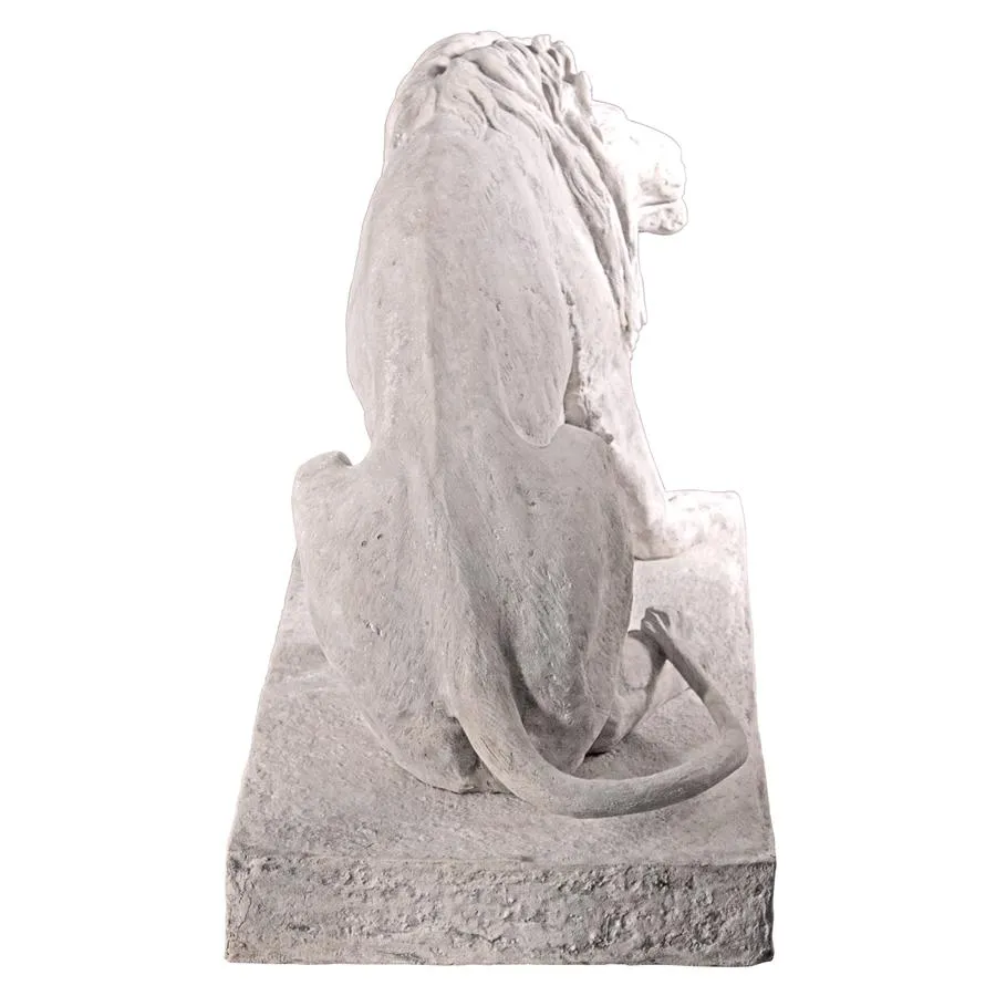 Design Toscano- Kingsbury Garden Giant Lion Sentinel Statue: Looking Left/Right