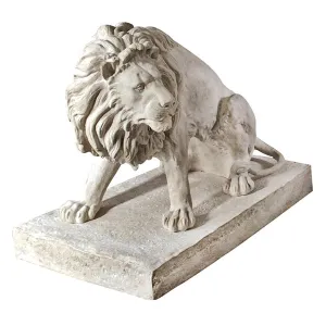 Design Toscano- Kingsbury Garden Giant Lion Sentinel Statue: Looking Left/Right