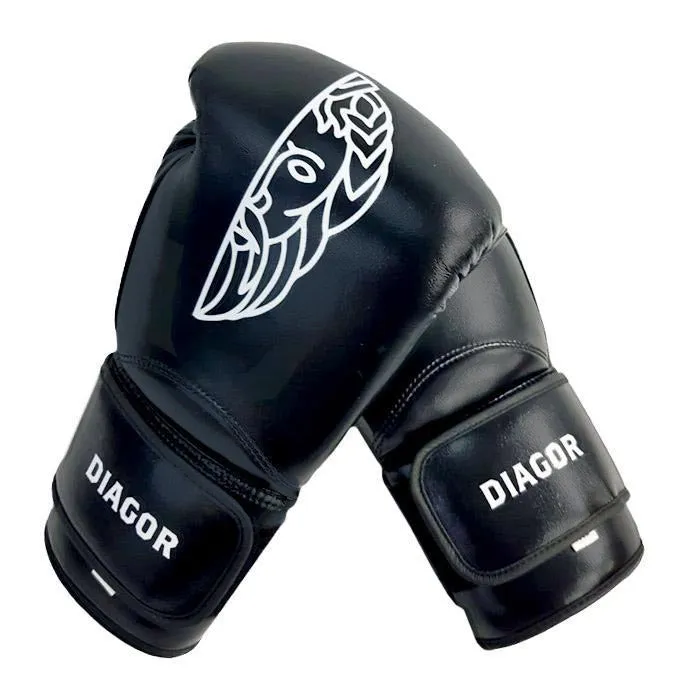Diagor Olympic Boxing Gloves 10oz Black