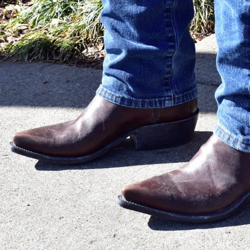 Distressed Tobacco Waxed A Toe