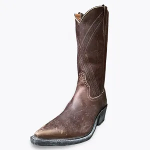 Distressed Tobacco Waxed A Toe