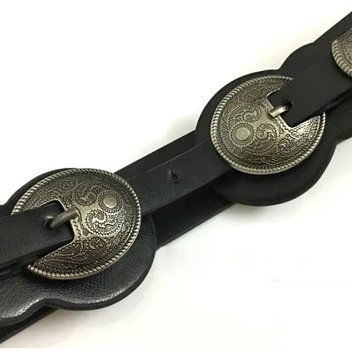 Double Buckle Carving Vintage Punk / Celtic / Pagan Style