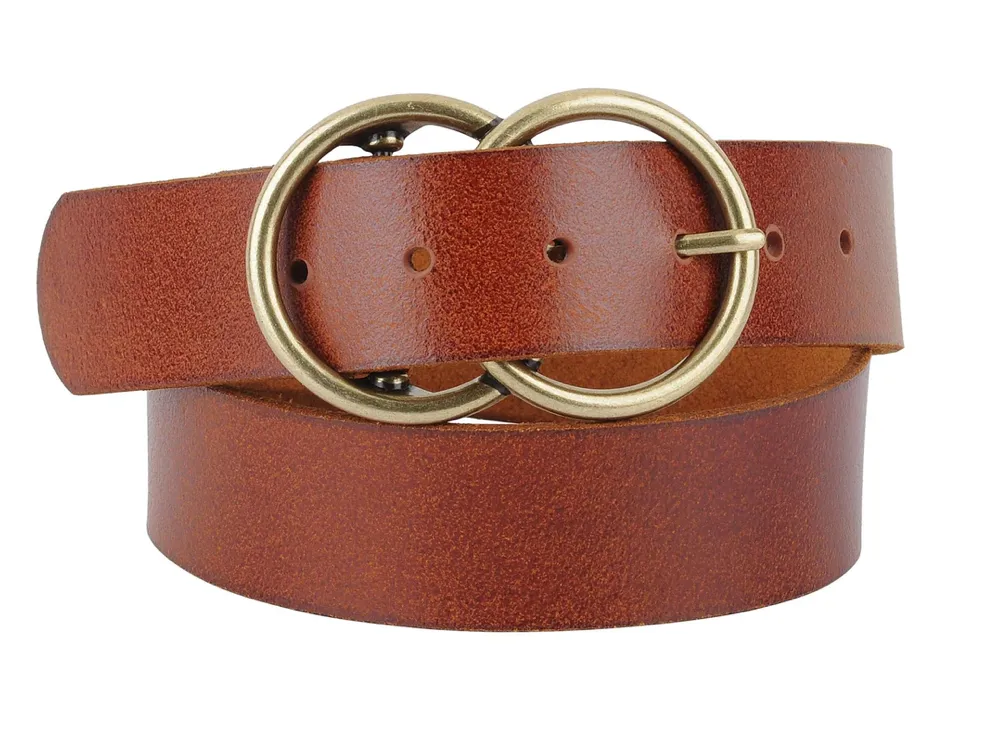 Double Circle Belt [Tan]