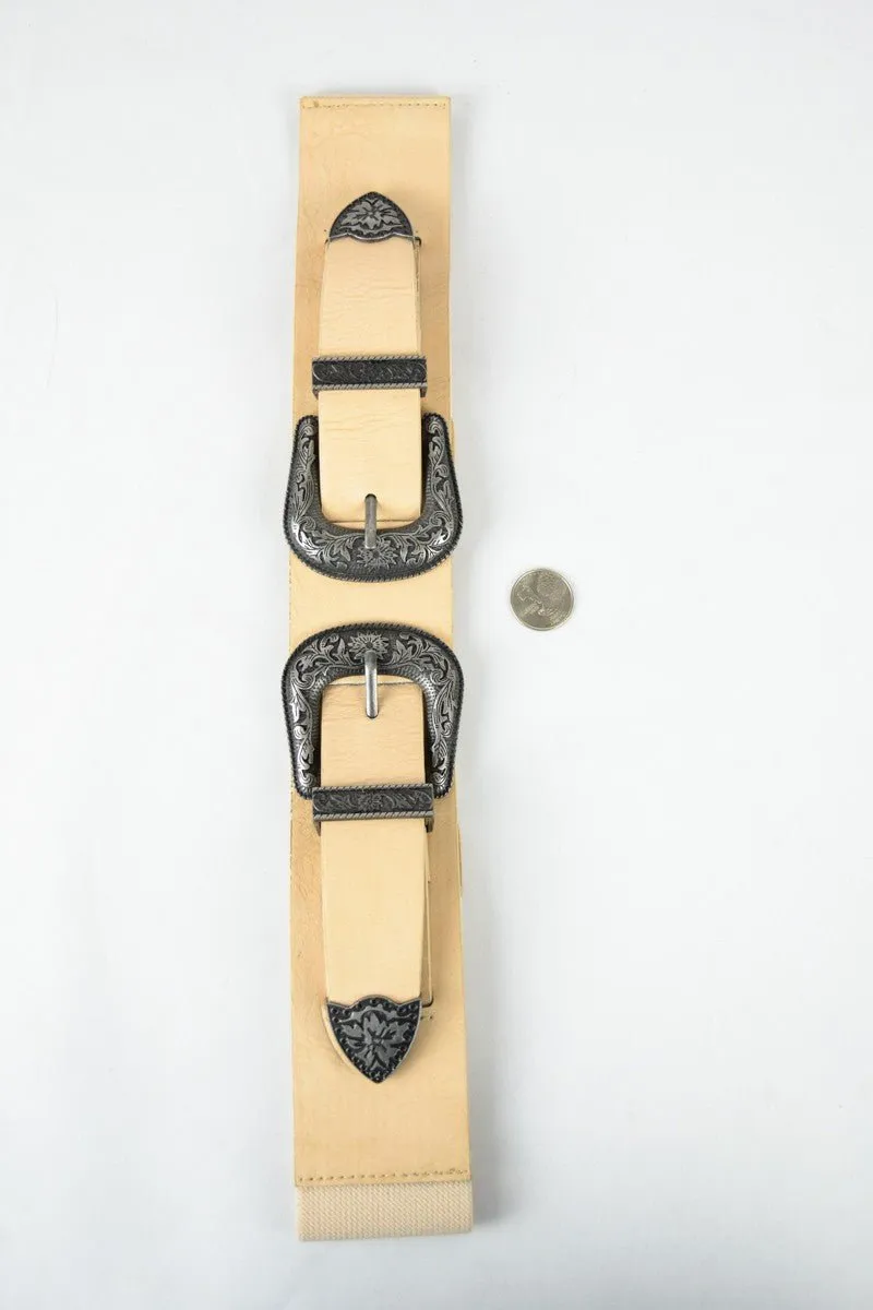 Double Western Buckle Belt