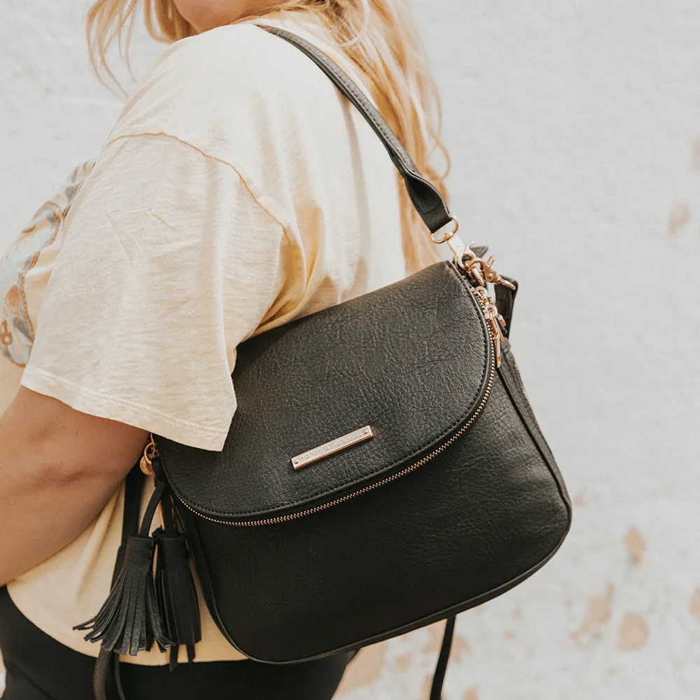 DOWNTOWN CROSSBODY black