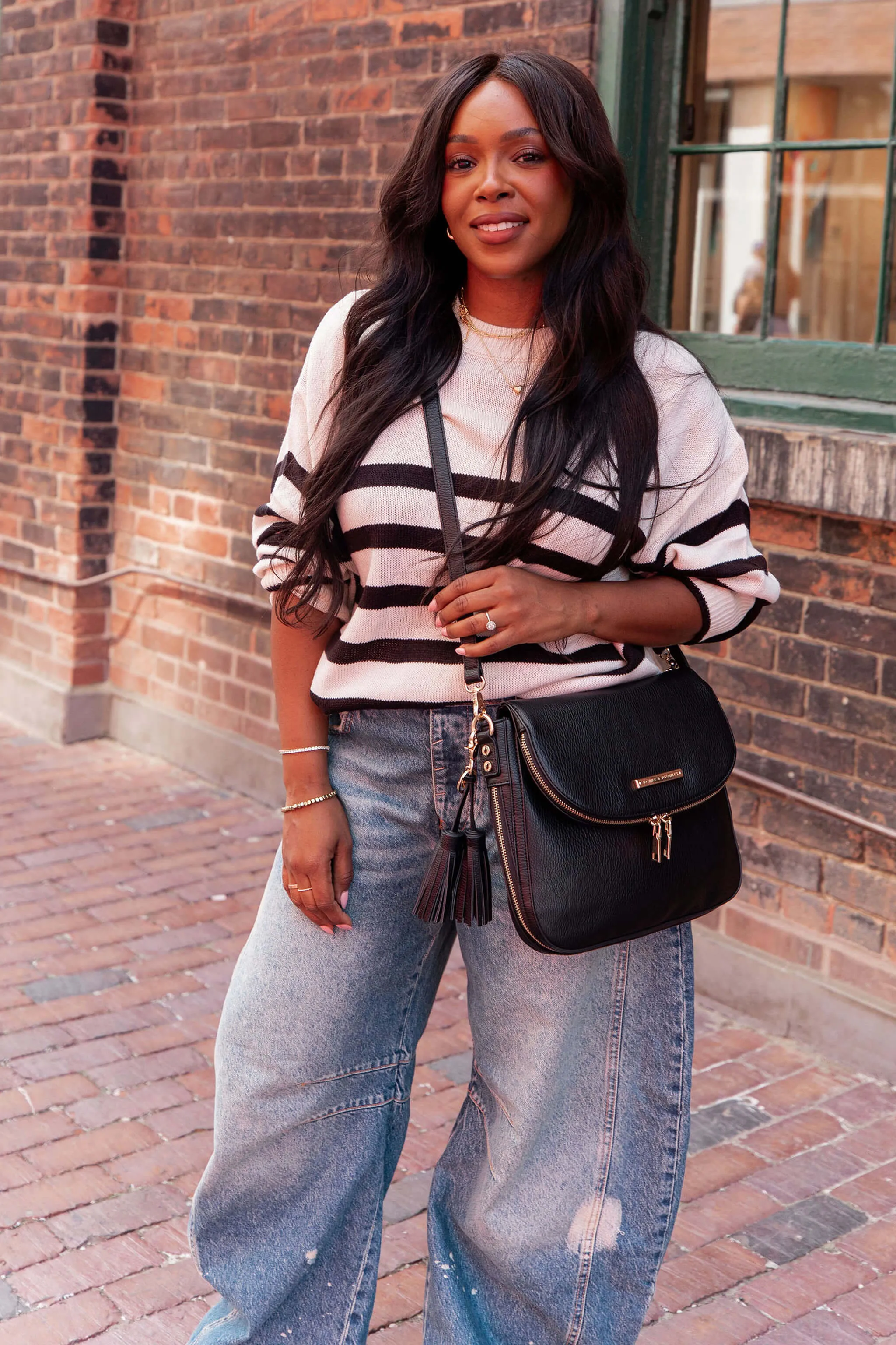 DOWNTOWN CROSSBODY black