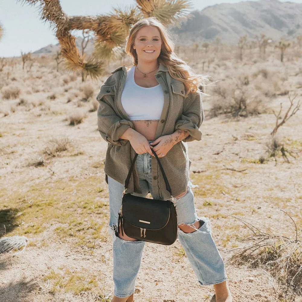 DOWNTOWN CROSSBODY black