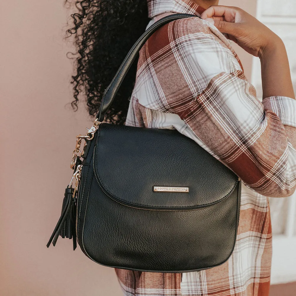 DOWNTOWN CROSSBODY black