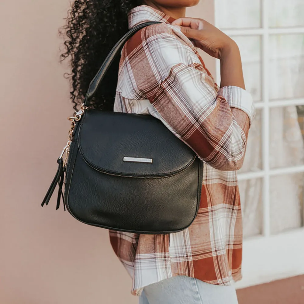 DOWNTOWN CROSSBODY black
