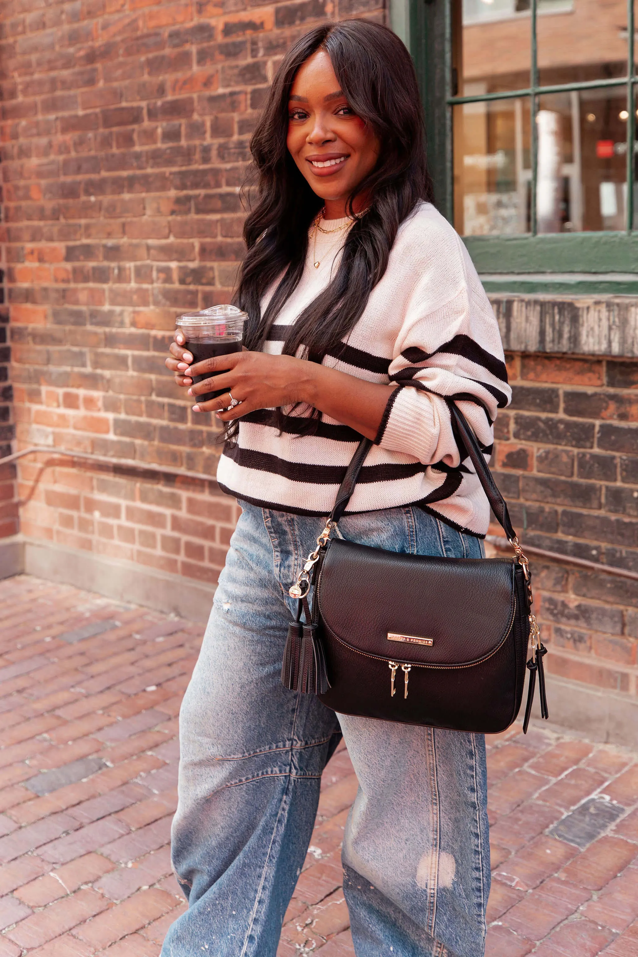 DOWNTOWN CROSSBODY black