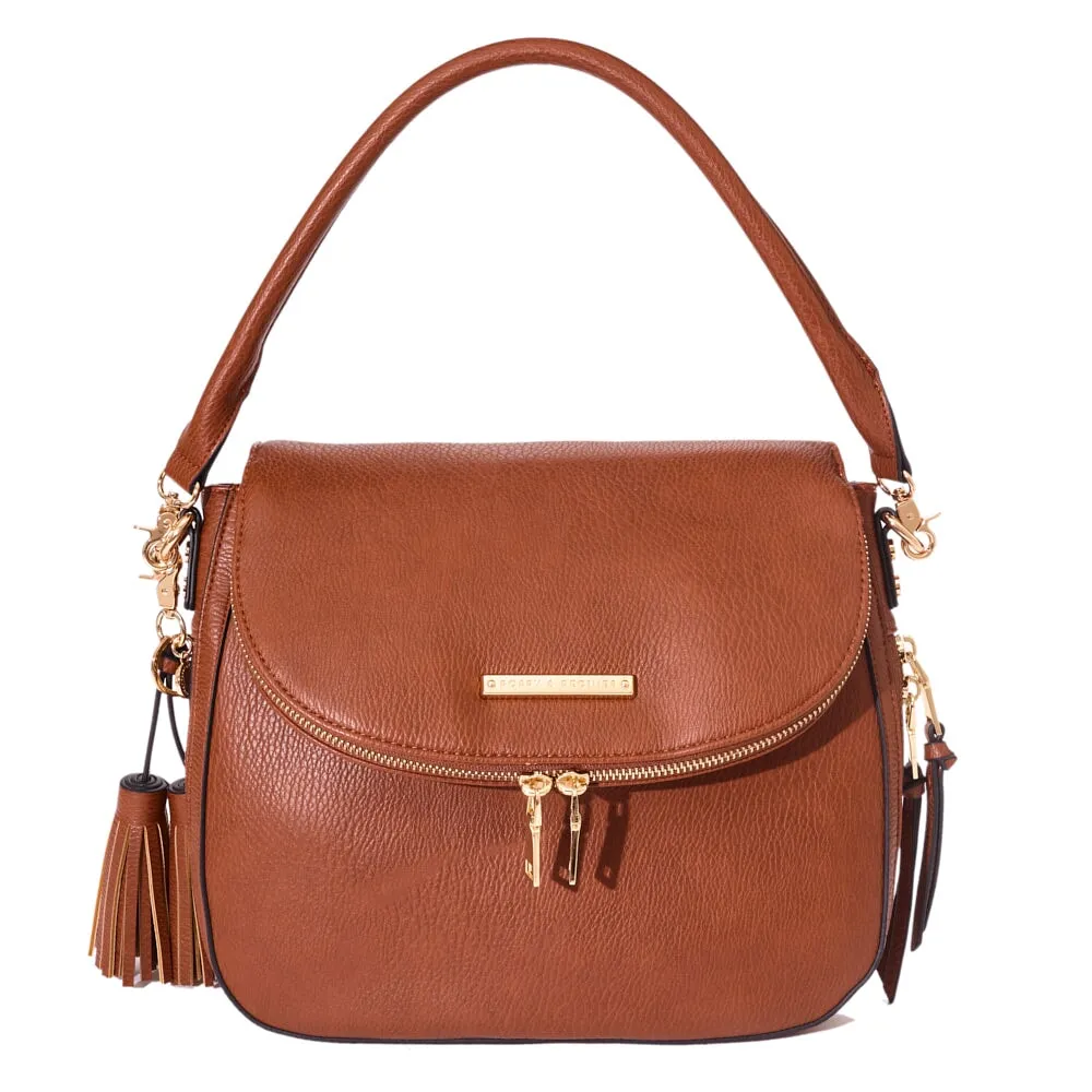 DOWNTOWN CROSSBODY Chestnut