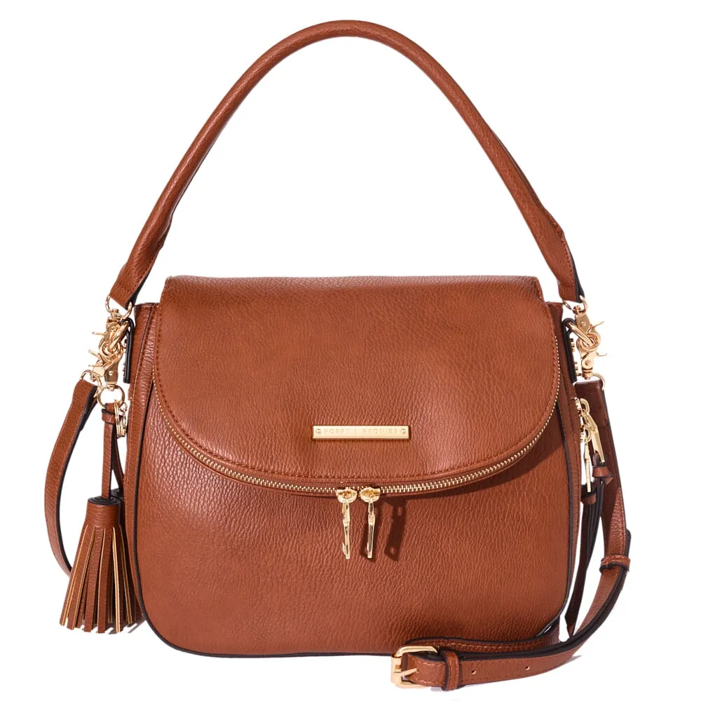 DOWNTOWN CROSSBODY Chestnut
