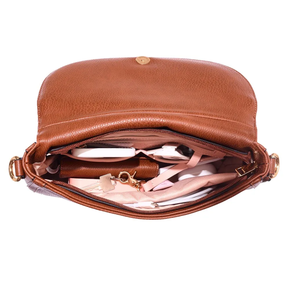 DOWNTOWN CROSSBODY Chestnut