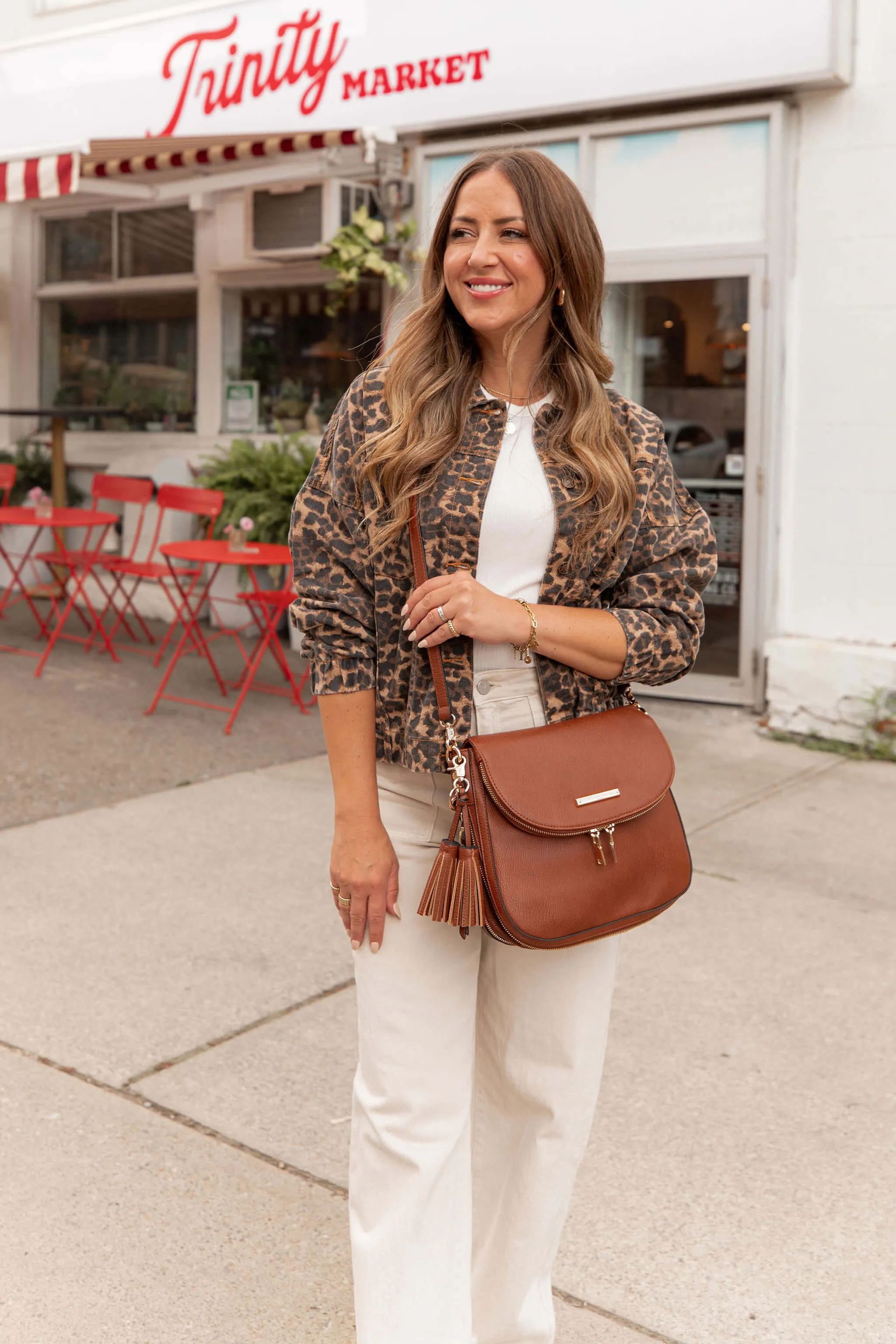 DOWNTOWN CROSSBODY Chestnut