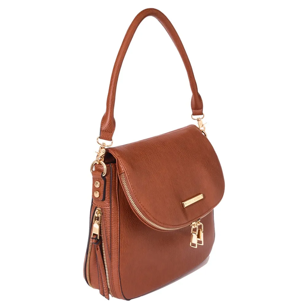 DOWNTOWN CROSSBODY Chestnut