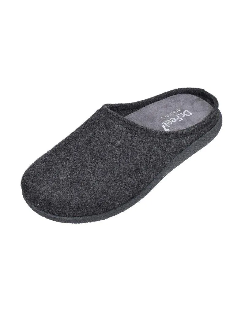Dr Feet 800 Rubber Sole Dark Grey