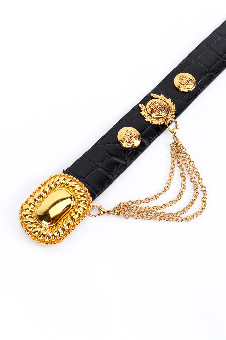 Eagle Emblem Chain Belt
