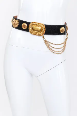 Eagle Emblem Chain Belt