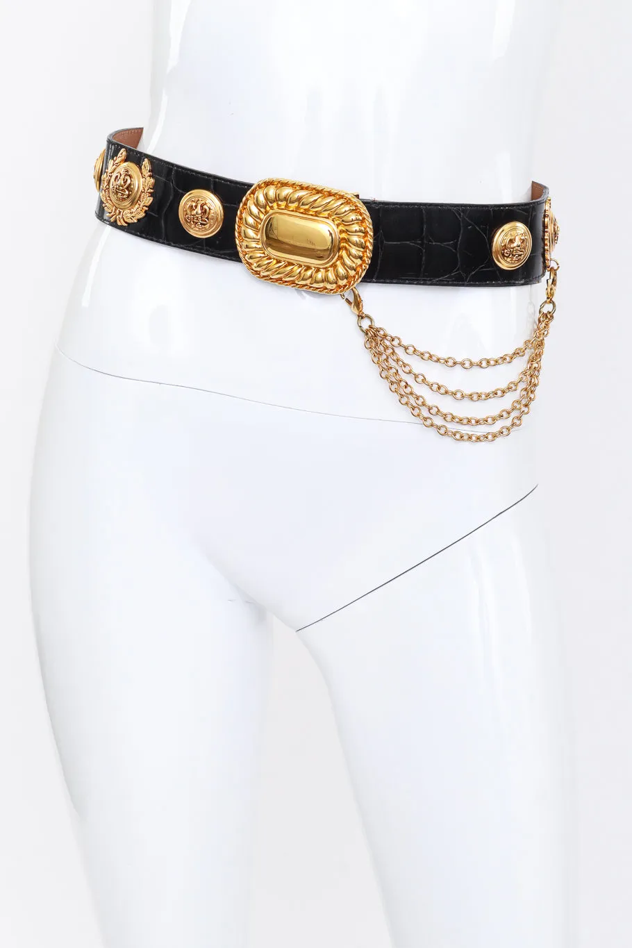 Eagle Emblem Chain Belt