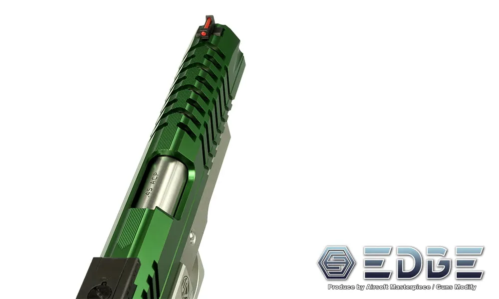 EDGE Custom “MAX” Aluminum Standard Slide for Hi-CAPA/1911 (Black)