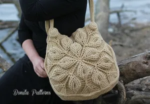 Embossed Garden Handbag Crochet Pattern - PF