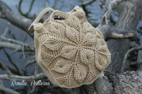 Embossed Garden Handbag Crochet Pattern - PF
