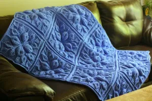 Embossed Leaves Blanket