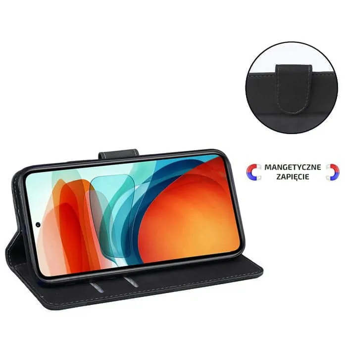 Etui Magnetyczne Flip Cover - Xiaomi 12 / 12X - Czarny