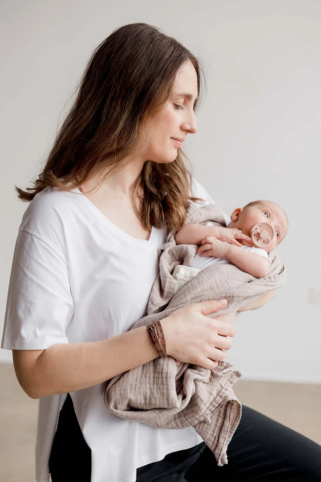 Everywhere Nursing & Maternity V-Neck Tee | White