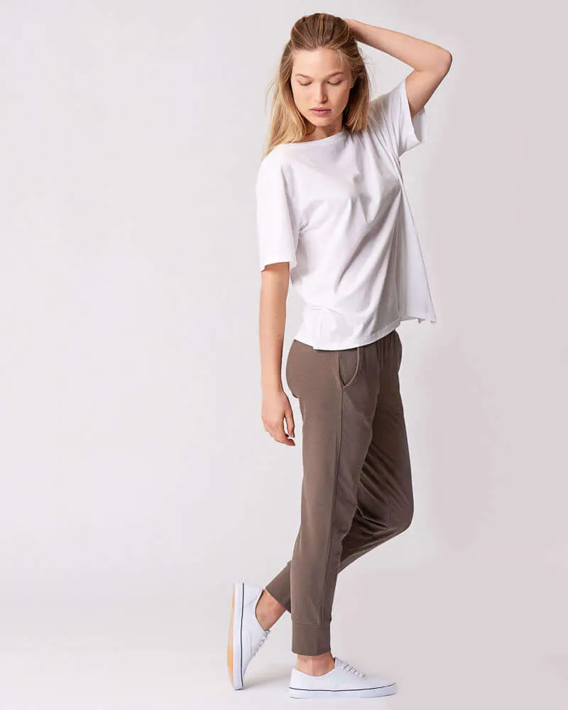 Everywhere Nursing & Maternity V-Neck Tee | White