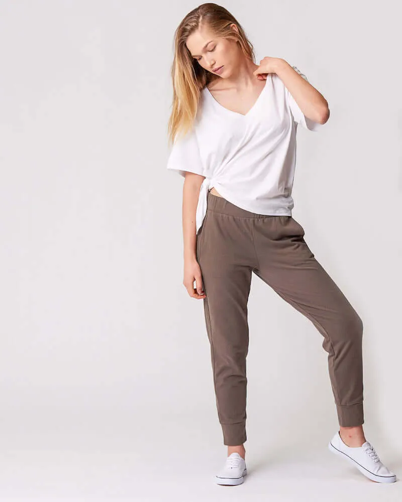 Everywhere Nursing & Maternity V-Neck Tee | White