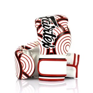 FAIRTEX JAPANESE ART RED WAVE BOXING GLOVE - BGV14WR