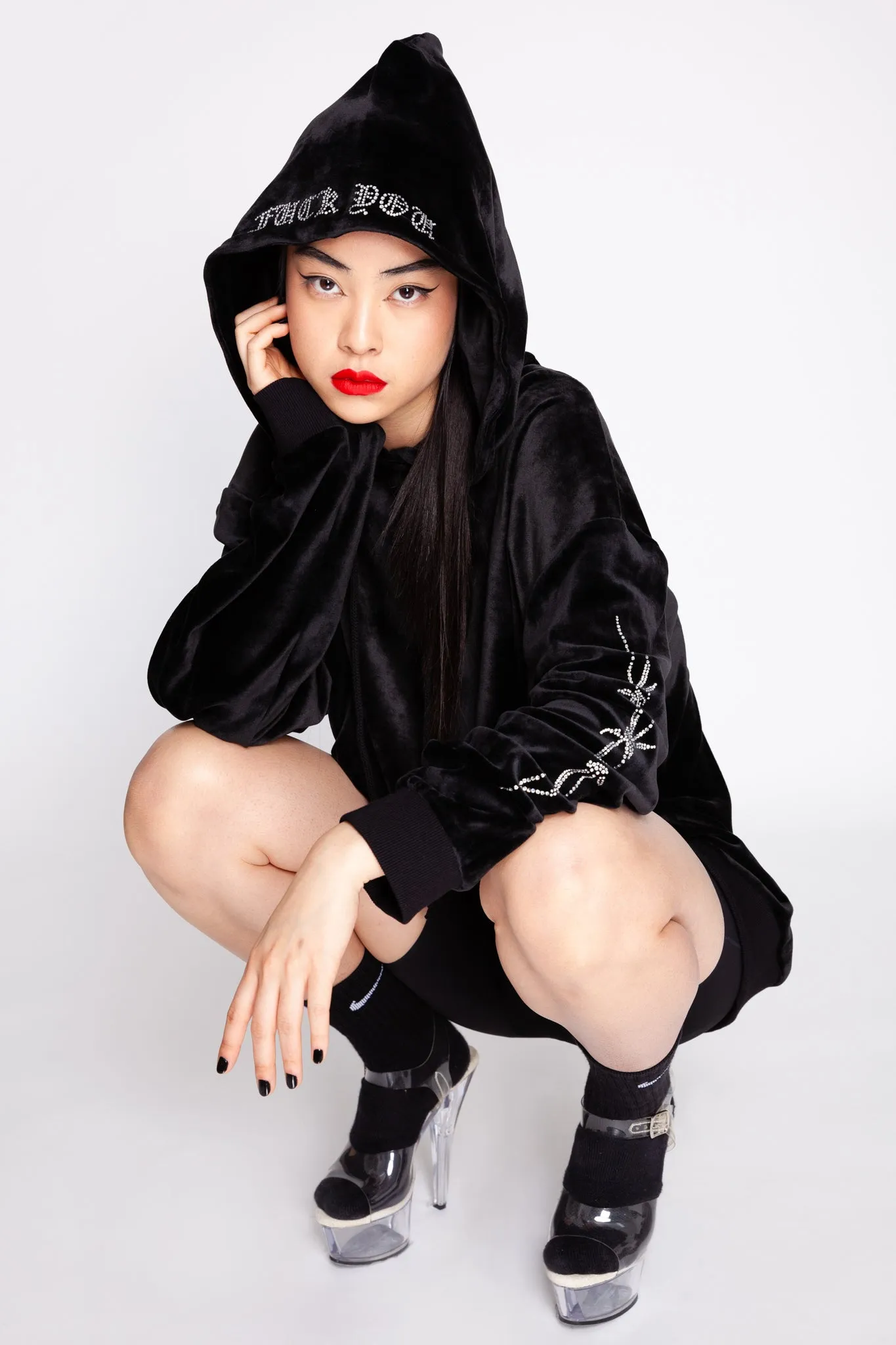 F*ck You Gently Velvet Hoodie