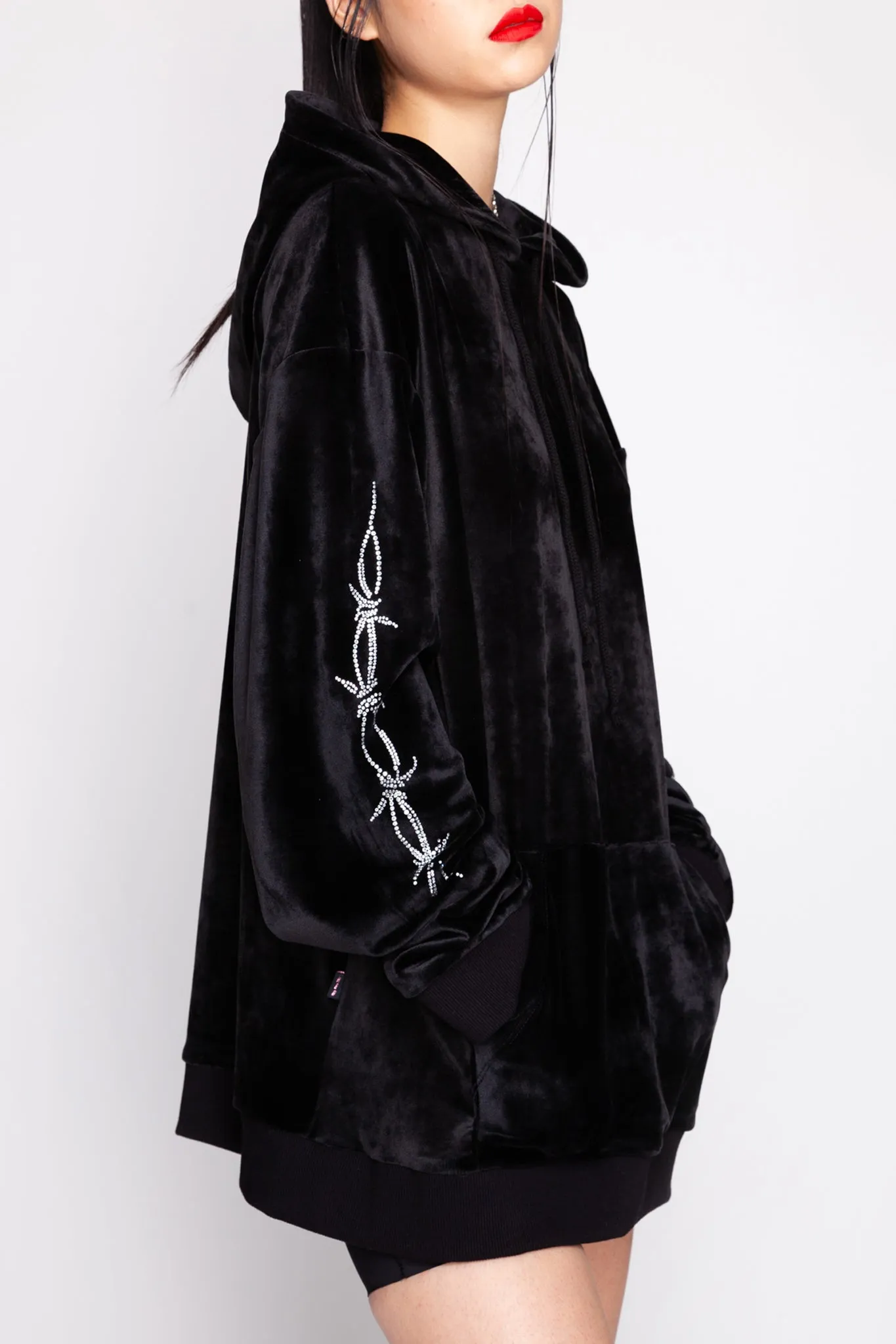 F*ck You Gently Velvet Hoodie