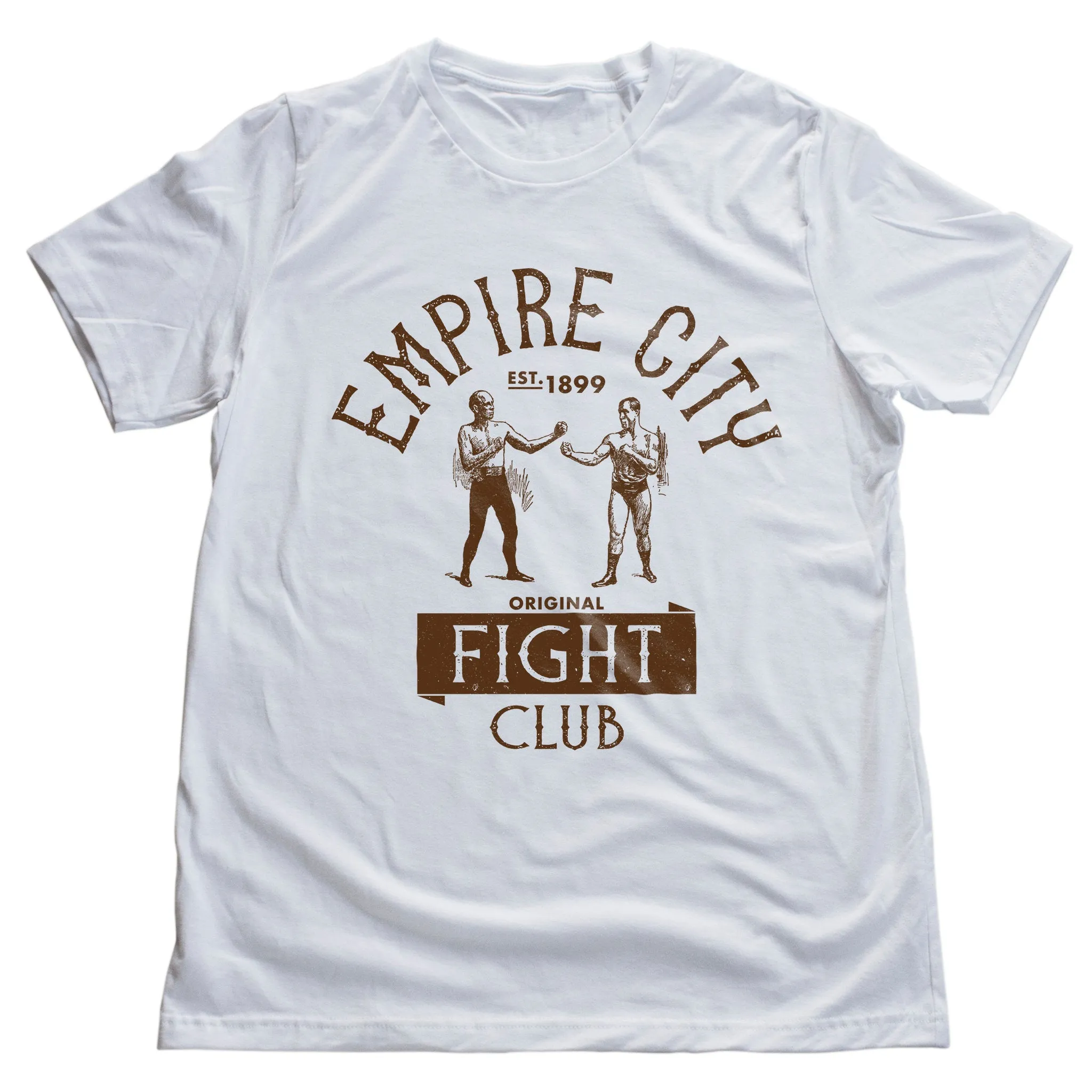 FIGHT CLUB Empire City (New York City / Manhattan / Gotham) — funny, sarcastic 'vintage fiction' retro unisex t-shirt