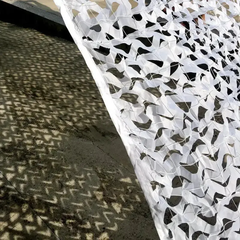 Filet camouflage blanc pour pergola