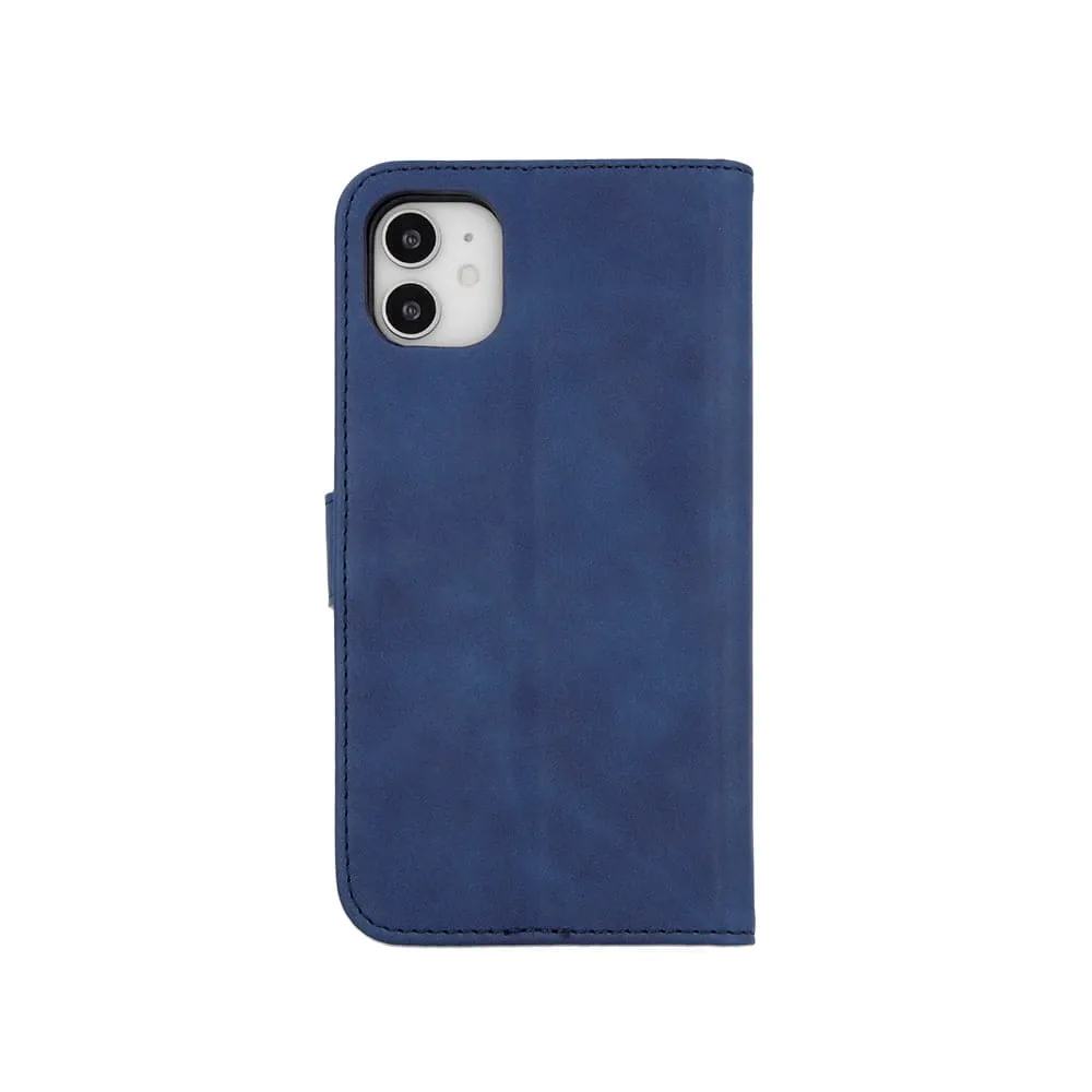 Flip Cover - Magnetyczne Etui Książkowe Velvet - Samsung Galaxy S21 FE - Granatowy