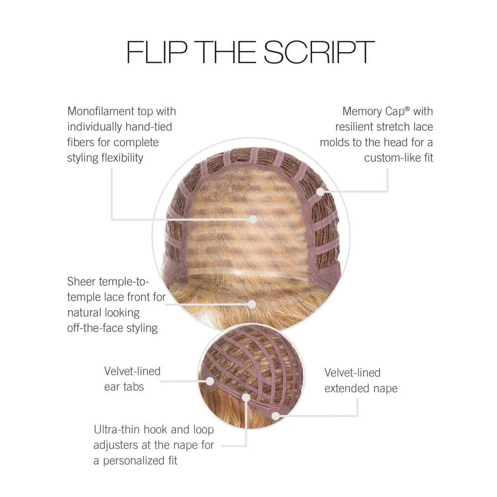 Flip The Script by Raquel Welch (Lace Front-Mono Top Wig)