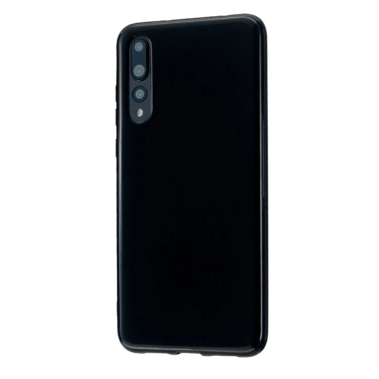 For HUAWEI P20/P20 Lite/P20 Pro Cellphone Case Simple Profile Soft TPU Phone Case Anti-Slip Smartphone Cover Sakura pink