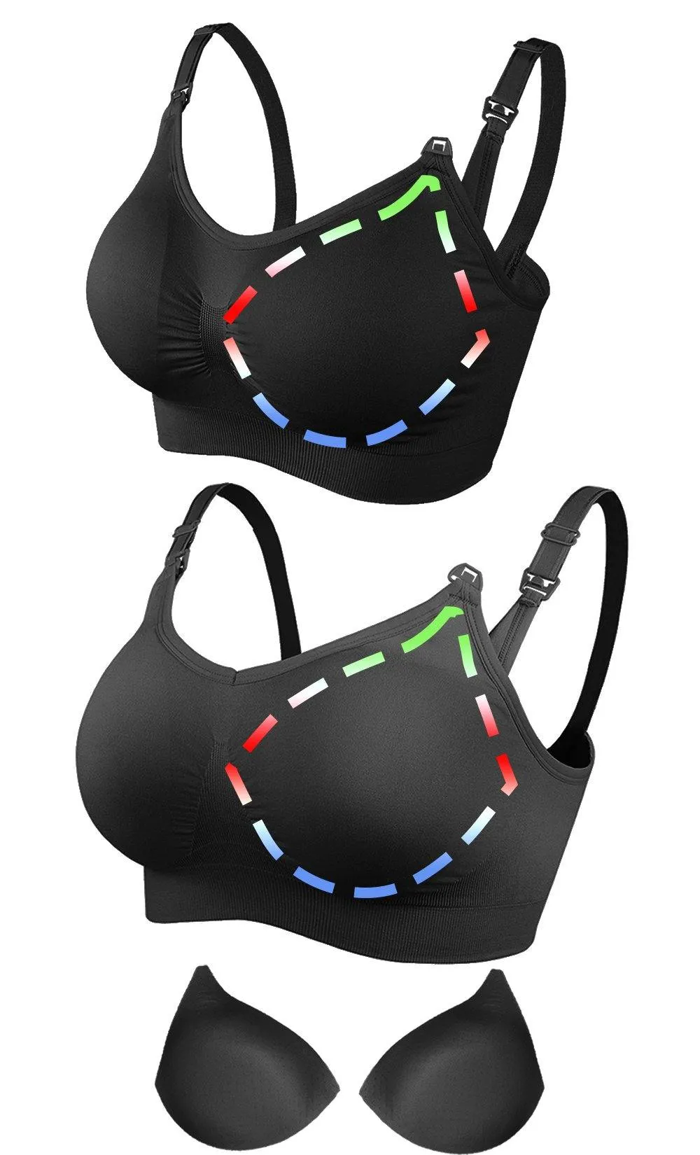 Free Replaceable Bra Pads for iLoveSIA Nursing Maternity Bras