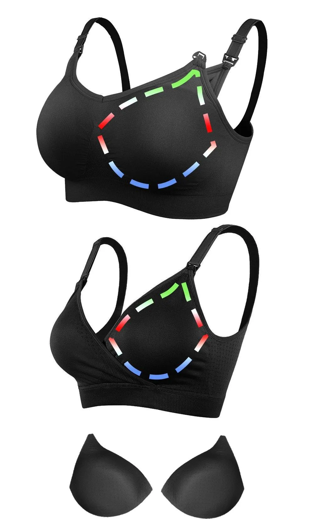 Free Replaceable Bra Pads for iLoveSIA Nursing Maternity Bras