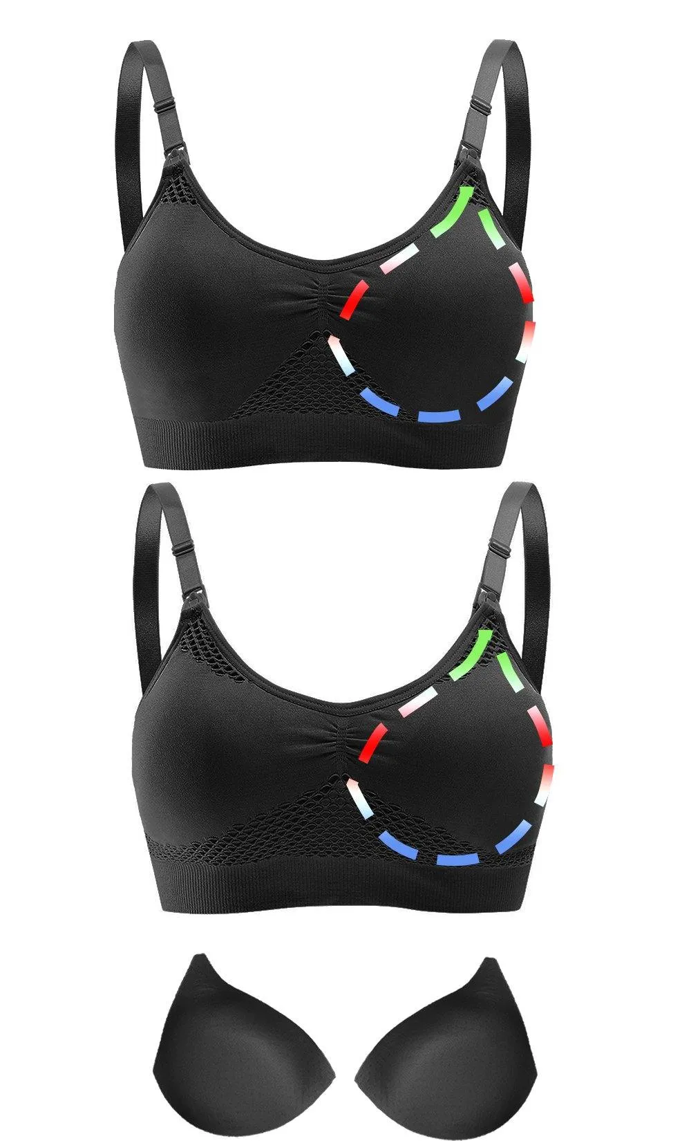 Free Replaceable Bra Pads for iLoveSIA Nursing Maternity Bras