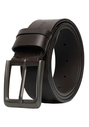 Full Grain Brown Buffalo Leather Belt - BB1003C13