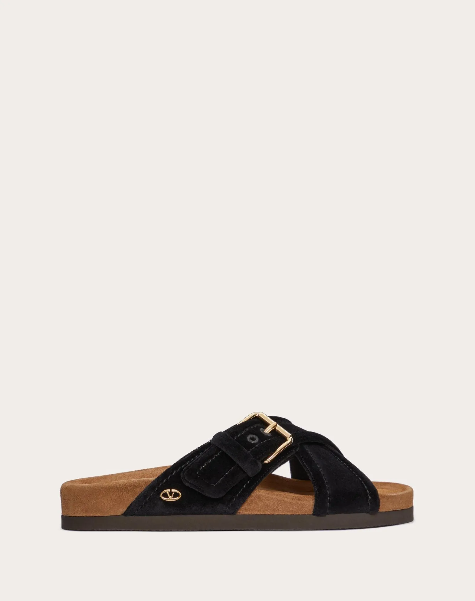 Fussfriend Velvet Slide Sandal 30mm