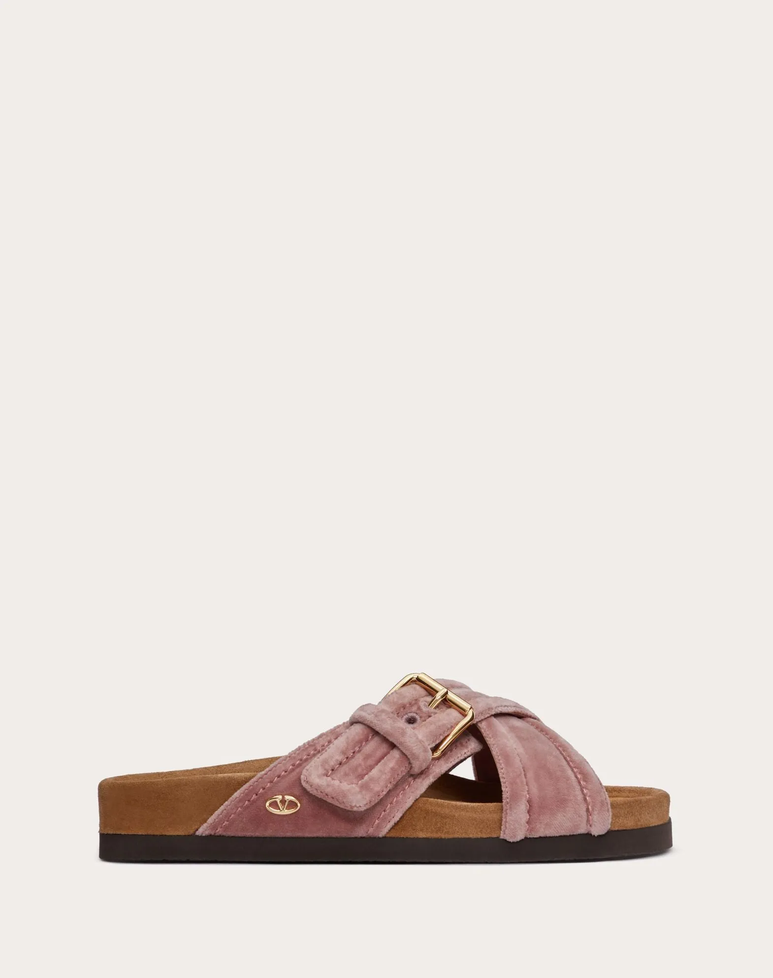 Fussfriend Velvet Slide Sandal 30mm