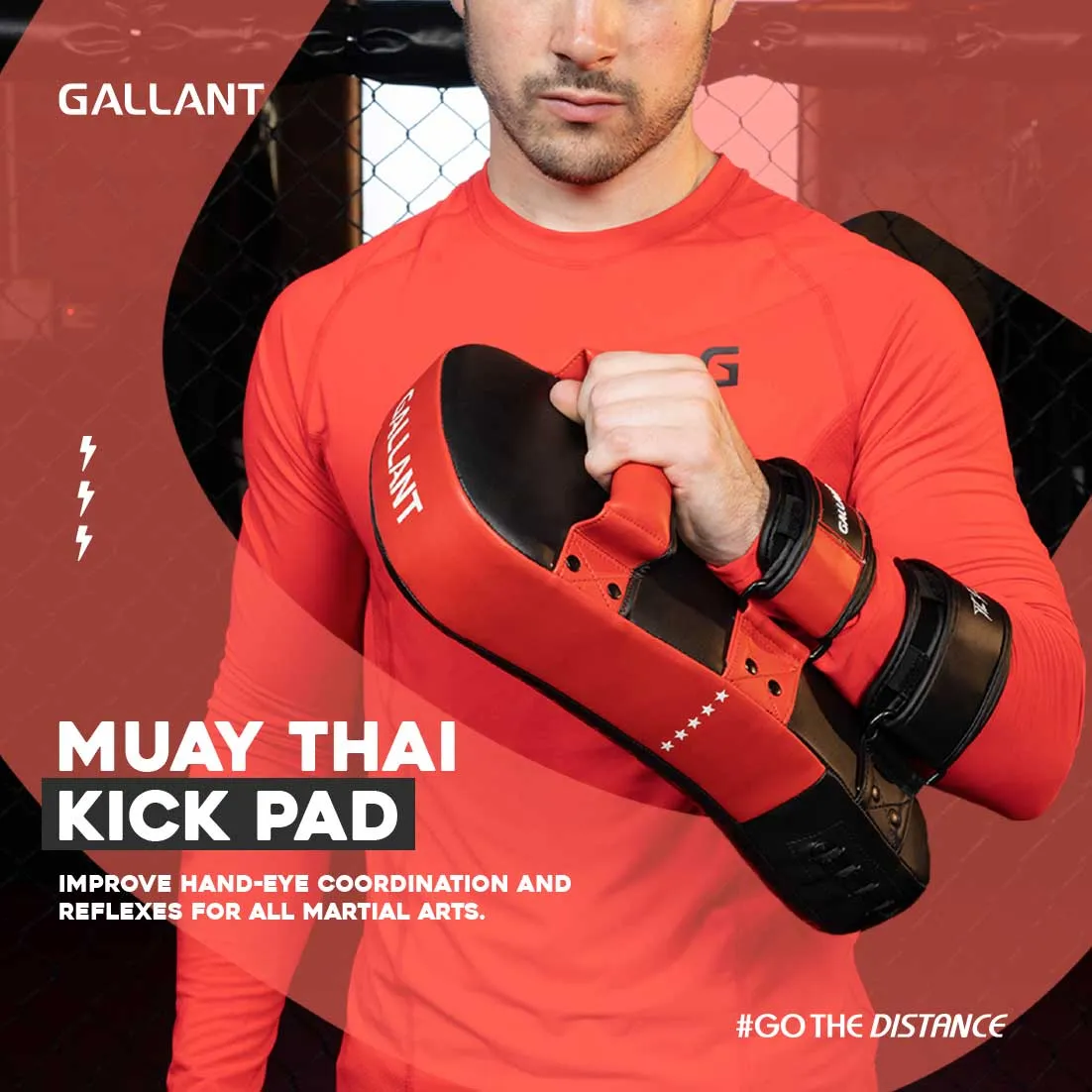 Gallant Heritage Thai Kick Pad - Thai Boxing Pads