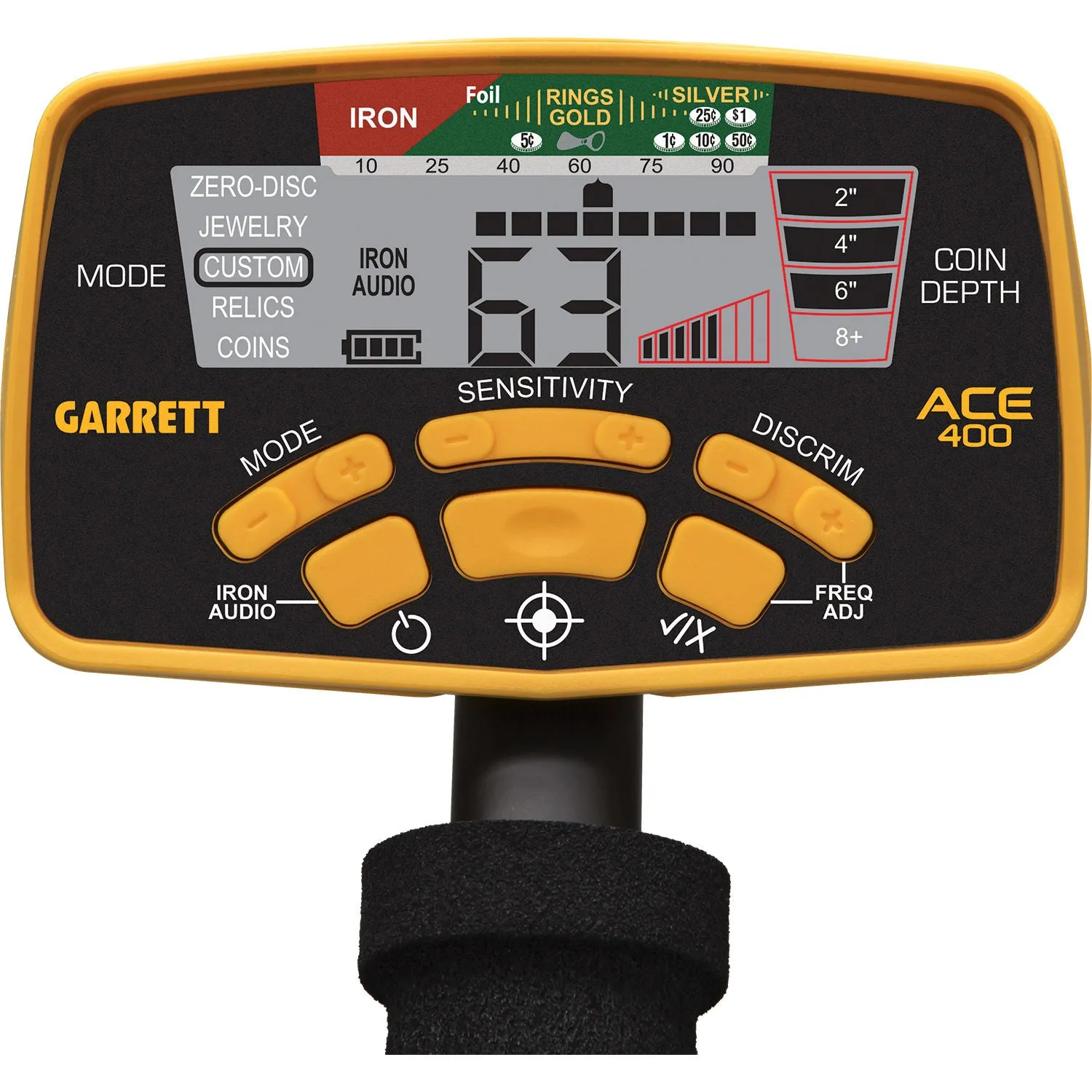 Garrett ACE 400 Metal Detector with DD Waterproof Search Coil and Pro Pointer II