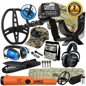 Garrett AT Pro Metal Detector w/ Pro Pointer AT Z-Lynk & Waterproof Headphones